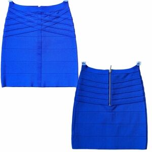 bebe- Vibrant Blue Pencil Formal Skirt (sz XS) Like New